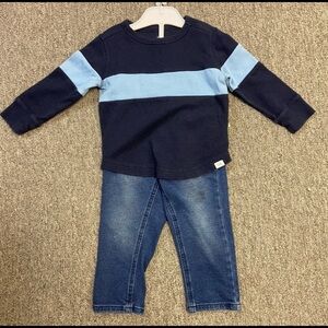 18-24M boys outfit, Baby GAP pullover sweater w/ Jeans